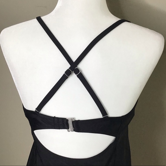 Athleta Tankini Top Underwires Black 36 B/C - Picture 4 of 9